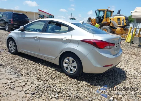 2016 Hyundai Elantra Se from USA, damaged, VIN 5NPDH4AE9GH768620